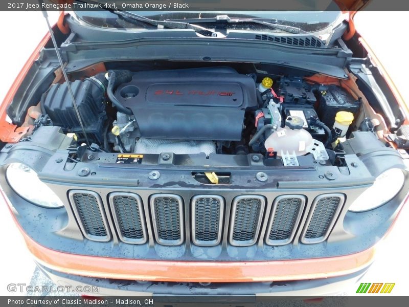 Omaha Orange / Black 2017 Jeep Renegade Trailhawk 4x4