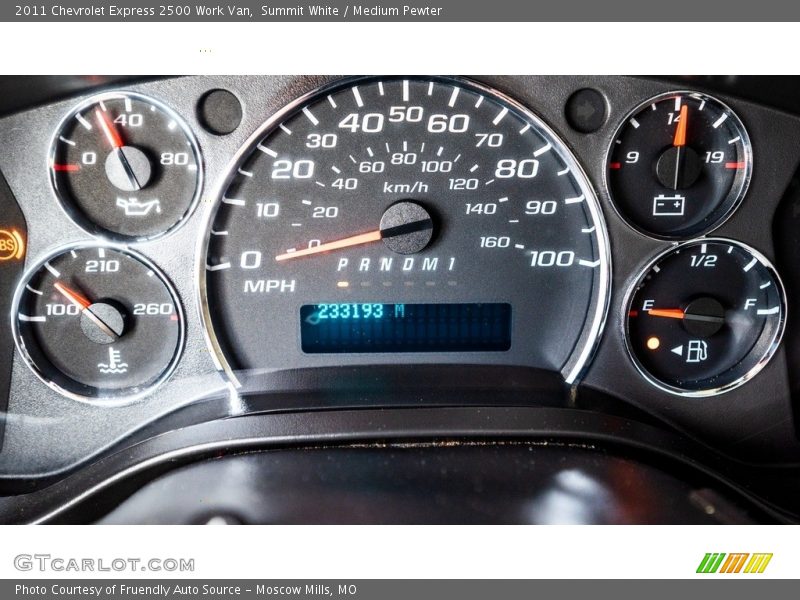 Summit White / Medium Pewter 2011 Chevrolet Express 2500 Work Van