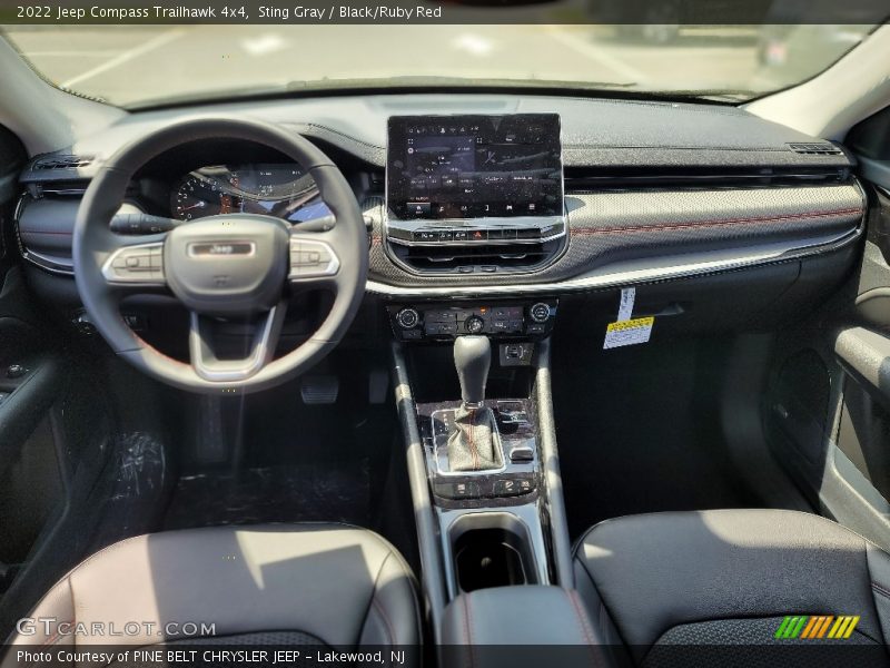 Dashboard of 2022 Compass Trailhawk 4x4