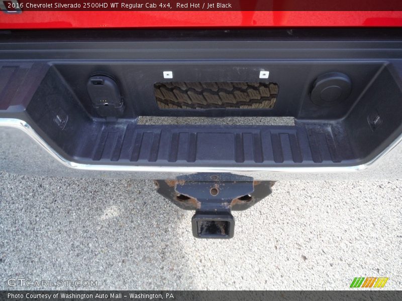 Red Hot / Jet Black 2016 Chevrolet Silverado 2500HD WT Regular Cab 4x4