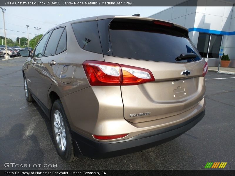Sandy Ridge Metallic / Medium Ash Gray 2019 Chevrolet Equinox LS AWD