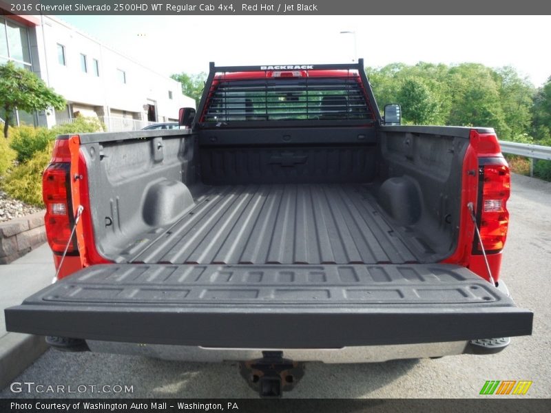Red Hot / Jet Black 2016 Chevrolet Silverado 2500HD WT Regular Cab 4x4