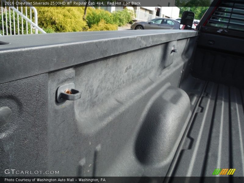 Red Hot / Jet Black 2016 Chevrolet Silverado 2500HD WT Regular Cab 4x4