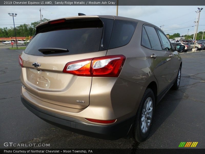 Sandy Ridge Metallic / Medium Ash Gray 2019 Chevrolet Equinox LS AWD