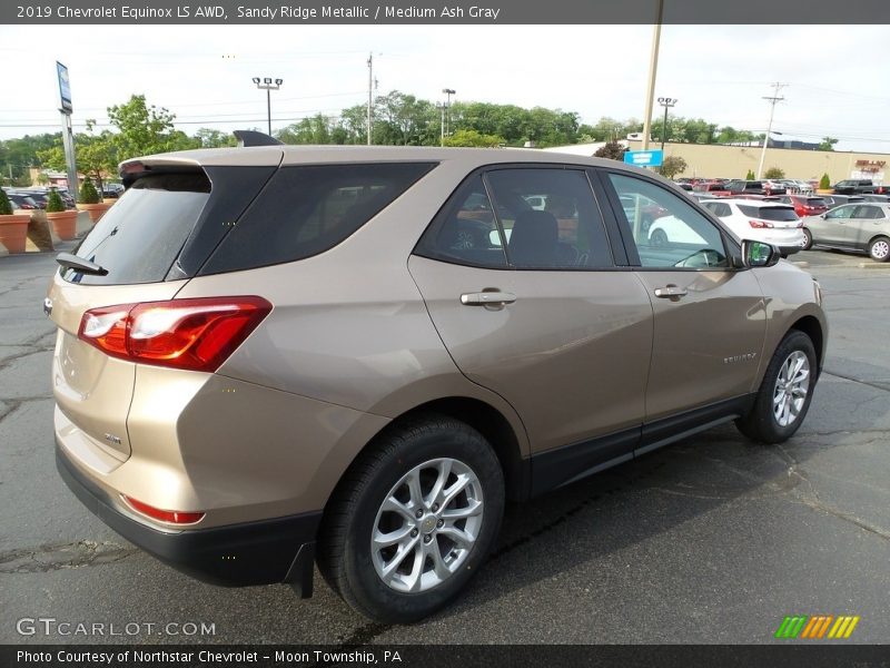 Sandy Ridge Metallic / Medium Ash Gray 2019 Chevrolet Equinox LS AWD