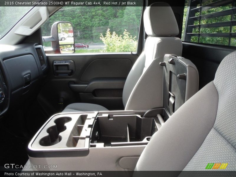Red Hot / Jet Black 2016 Chevrolet Silverado 2500HD WT Regular Cab 4x4