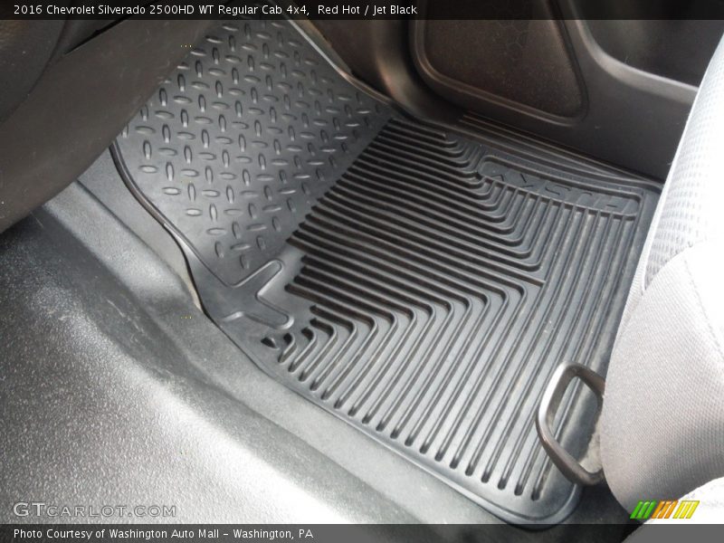 Red Hot / Jet Black 2016 Chevrolet Silverado 2500HD WT Regular Cab 4x4