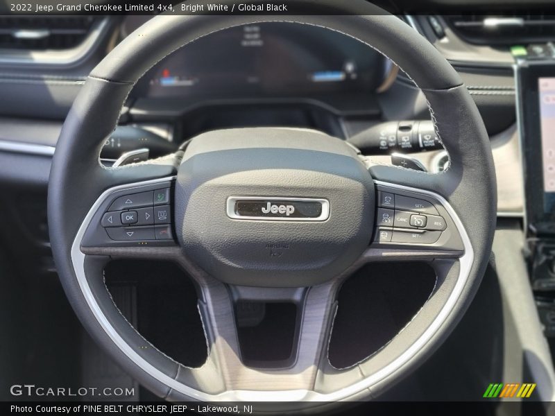 Bright White / Global Black 2022 Jeep Grand Cherokee Limited 4x4