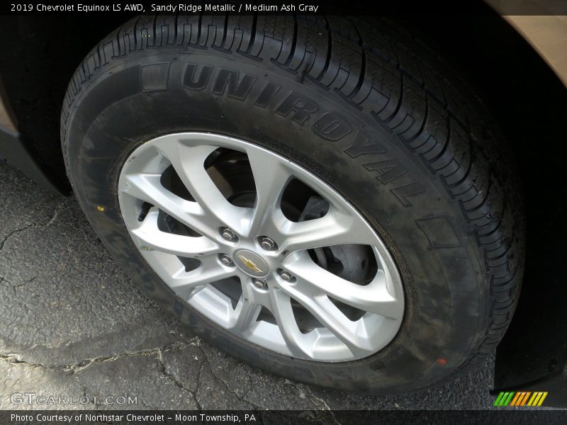 Sandy Ridge Metallic / Medium Ash Gray 2019 Chevrolet Equinox LS AWD