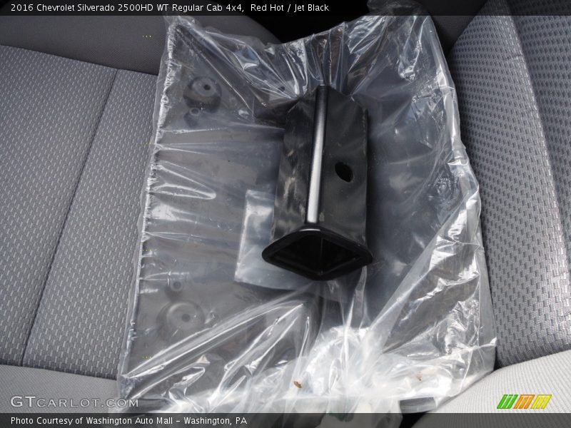 Red Hot / Jet Black 2016 Chevrolet Silverado 2500HD WT Regular Cab 4x4