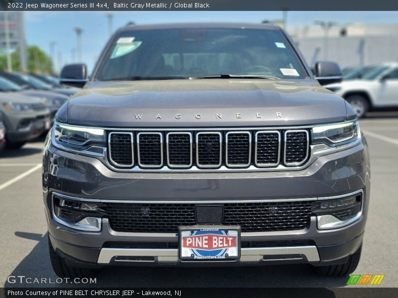 Baltic Gray Metallic / Global Black 2022 Jeep Wagoneer Series III 4x4