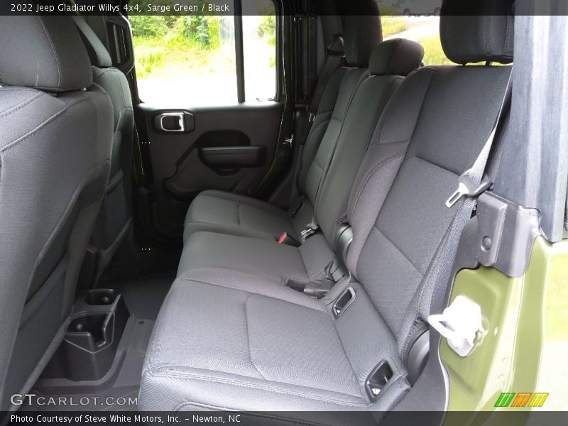 Rear Seat of 2022 Gladiator Willys 4x4