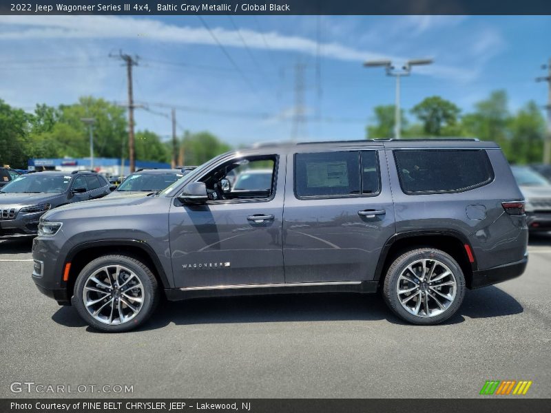 Baltic Gray Metallic / Global Black 2022 Jeep Wagoneer Series III 4x4