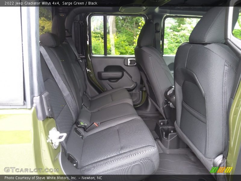 Rear Seat of 2022 Gladiator Willys 4x4
