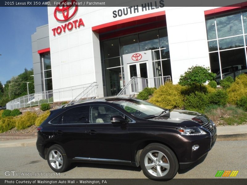 Fire Agate Pearl / Parchment 2015 Lexus RX 350 AWD