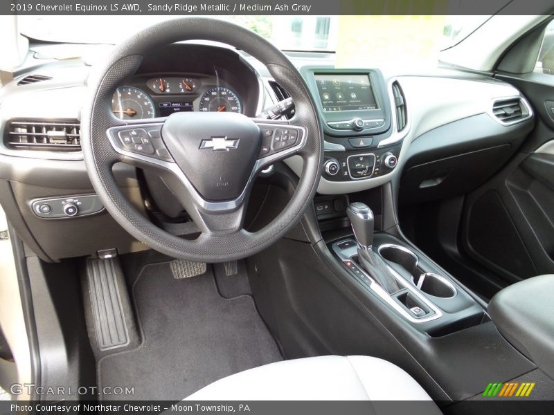 Sandy Ridge Metallic / Medium Ash Gray 2019 Chevrolet Equinox LS AWD