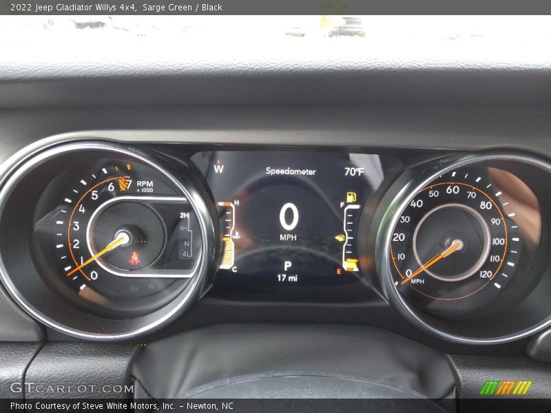  2022 Gladiator Willys 4x4 Willys 4x4 Gauges