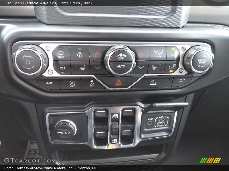 Controls of 2022 Gladiator Willys 4x4