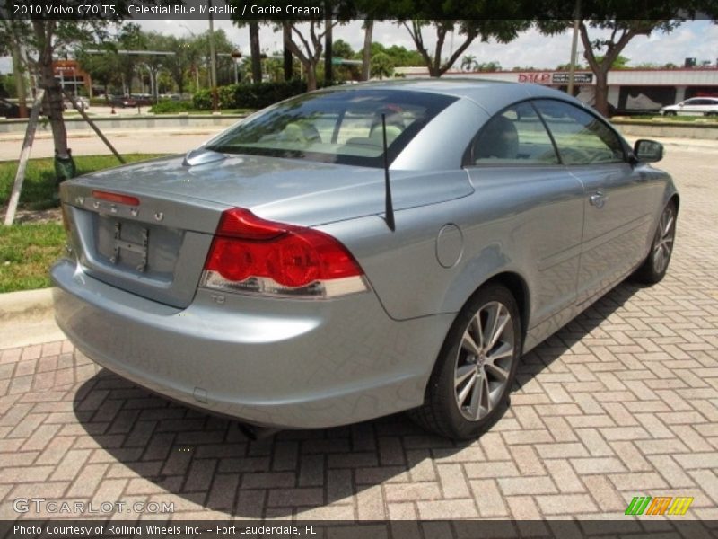 Celestial Blue Metallic / Cacite Cream 2010 Volvo C70 T5