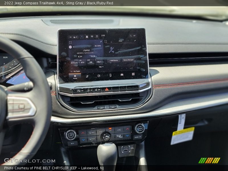 Sting Gray / Black/Ruby Red 2022 Jeep Compass Trailhawk 4x4