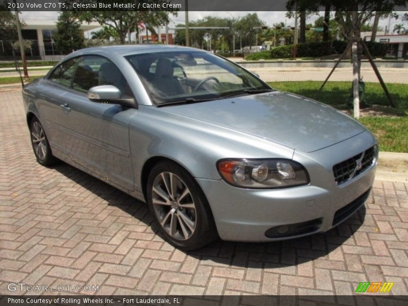 Celestial Blue Metallic / Cacite Cream 2010 Volvo C70 T5