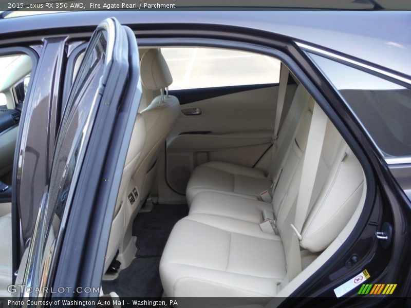 Rear Seat of 2015 RX 350 AWD