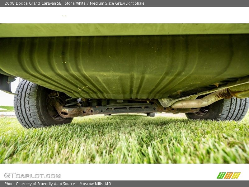 Stone White / Medium Slate Gray/Light Shale 2008 Dodge Grand Caravan SE