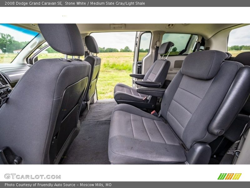 Stone White / Medium Slate Gray/Light Shale 2008 Dodge Grand Caravan SE