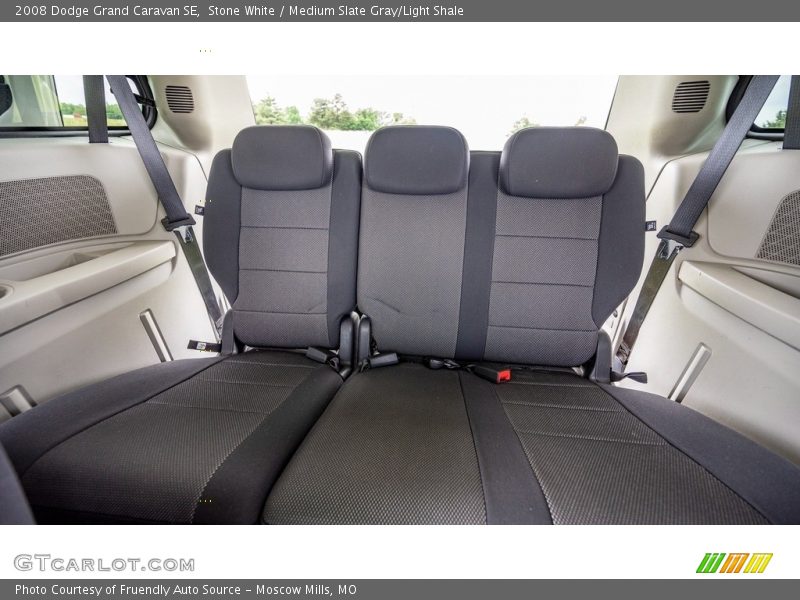 Stone White / Medium Slate Gray/Light Shale 2008 Dodge Grand Caravan SE