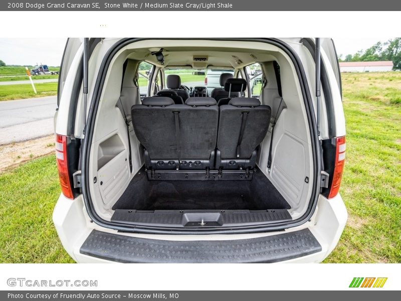 Stone White / Medium Slate Gray/Light Shale 2008 Dodge Grand Caravan SE