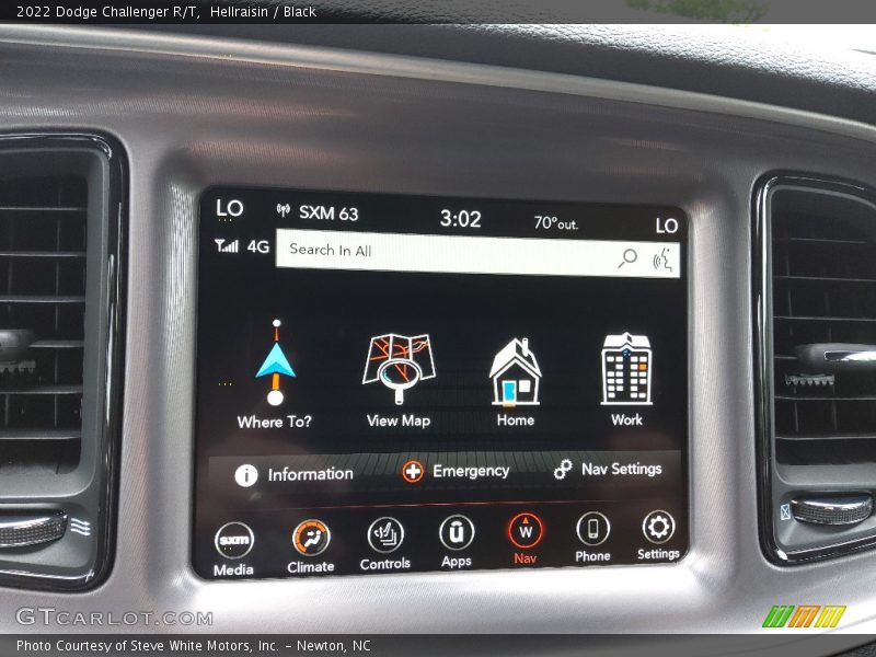 Controls of 2022 Challenger R/T