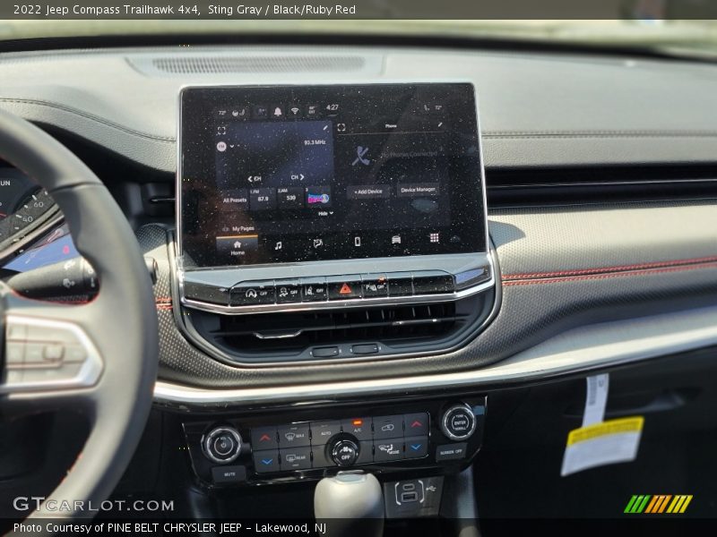 Sting Gray / Black/Ruby Red 2022 Jeep Compass Trailhawk 4x4