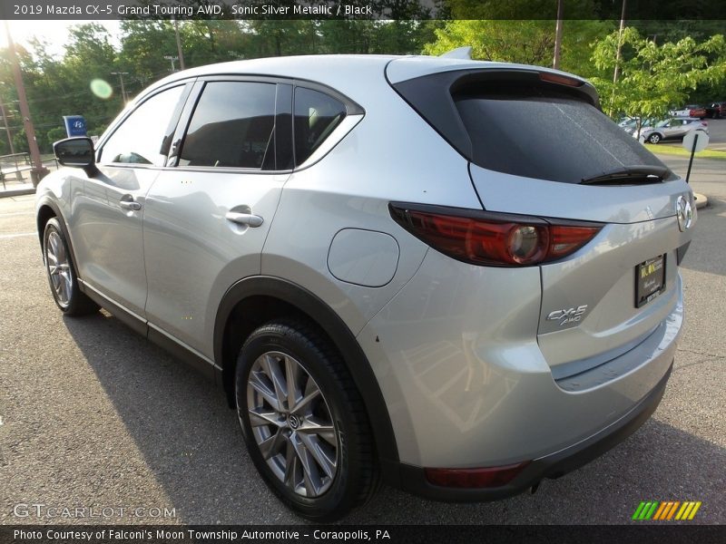 Sonic Silver Metallic / Black 2019 Mazda CX-5 Grand Touring AWD