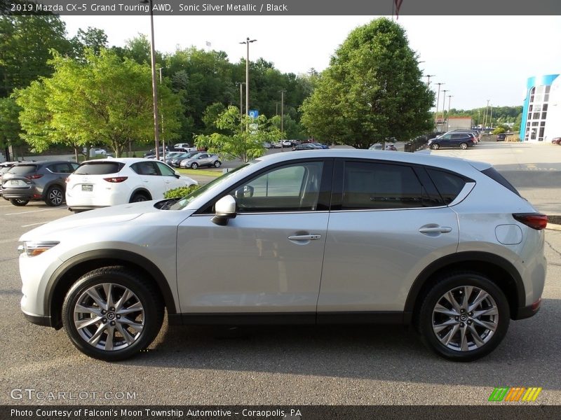 Sonic Silver Metallic / Black 2019 Mazda CX-5 Grand Touring AWD