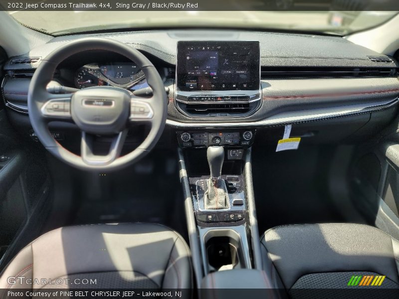 Sting Gray / Black/Ruby Red 2022 Jeep Compass Trailhawk 4x4