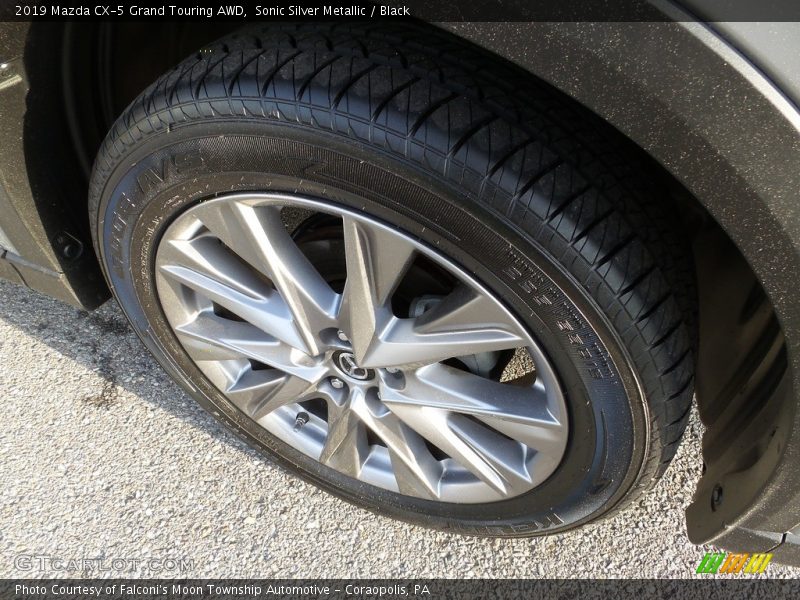 Sonic Silver Metallic / Black 2019 Mazda CX-5 Grand Touring AWD