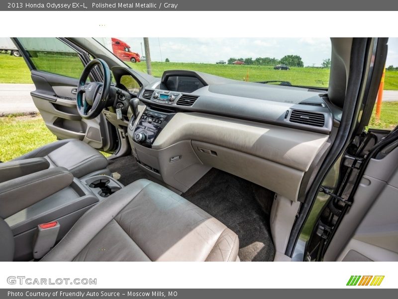 Polished Metal Metallic / Gray 2013 Honda Odyssey EX-L