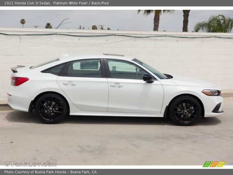  2022 Civic Si Sedan Platinum White Pearl