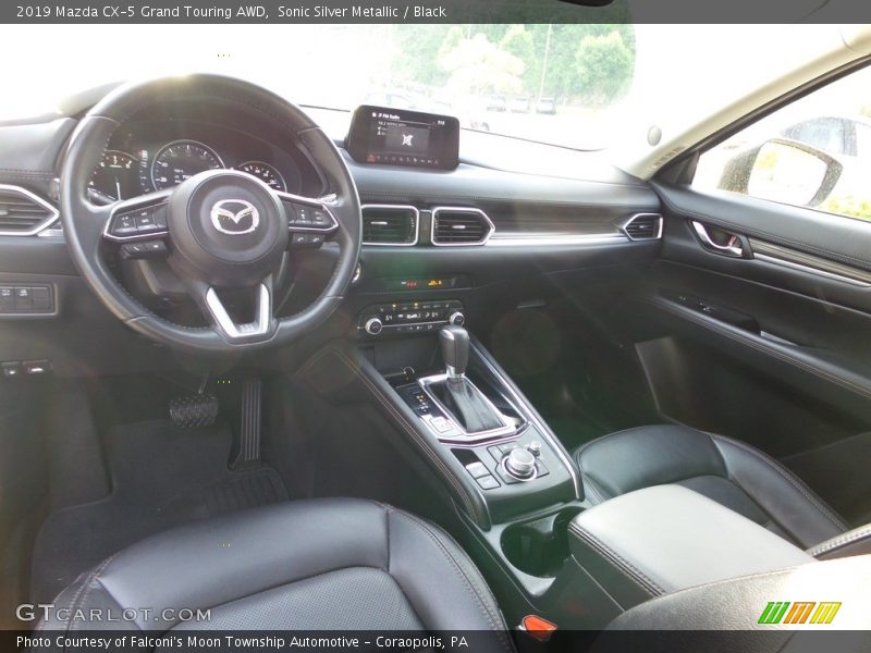 Sonic Silver Metallic / Black 2019 Mazda CX-5 Grand Touring AWD