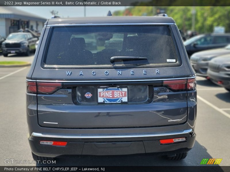 Baltic Gray Metallic / Global Black 2022 Jeep Wagoneer Series III 4x4