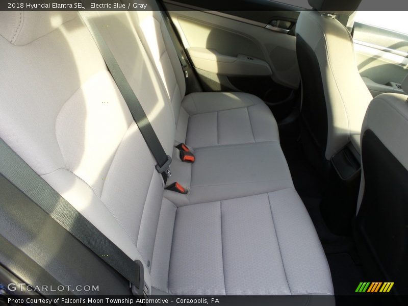 Electric Blue / Gray 2018 Hyundai Elantra SEL