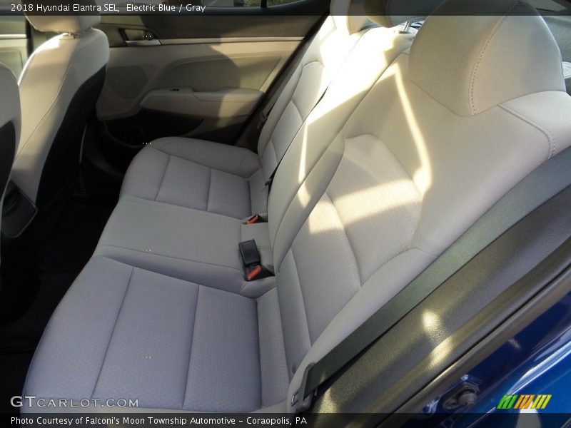 Electric Blue / Gray 2018 Hyundai Elantra SEL