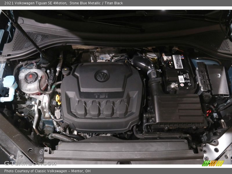  2021 Tiguan SE 4Motion Engine - 2.0 Liter TSI Turbocharged DOHC 16-Valve VVT 4 Cylinder