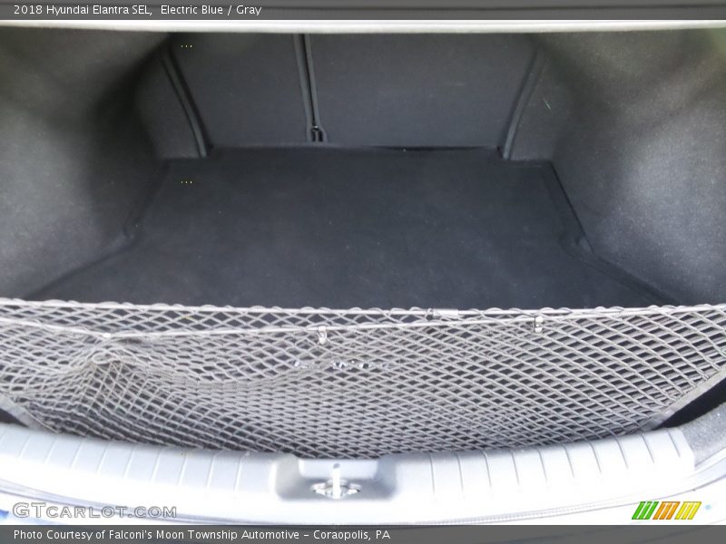 Electric Blue / Gray 2018 Hyundai Elantra SEL