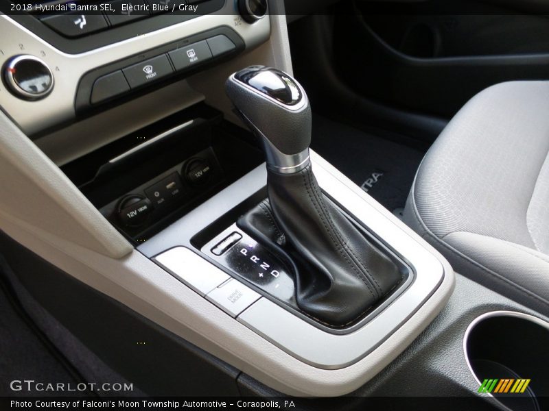 Electric Blue / Gray 2018 Hyundai Elantra SEL