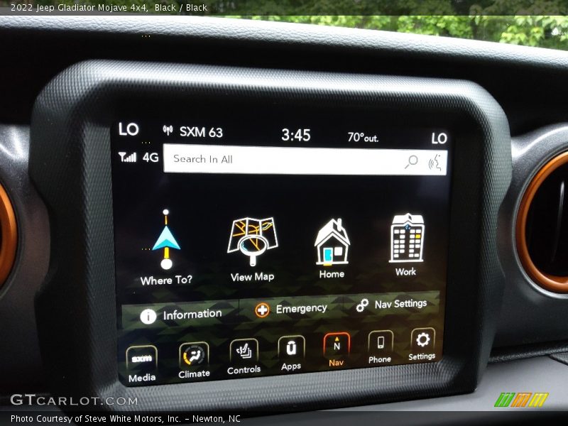 Black / Black 2022 Jeep Gladiator Mojave 4x4