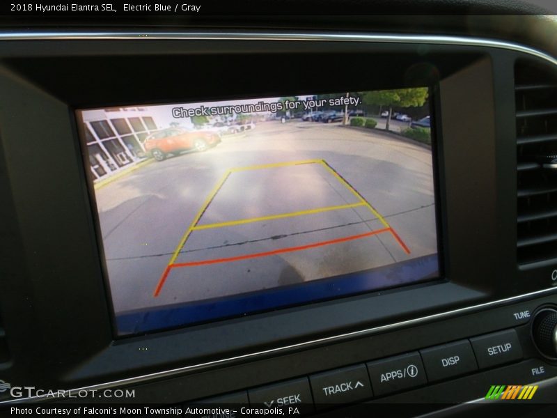 Electric Blue / Gray 2018 Hyundai Elantra SEL