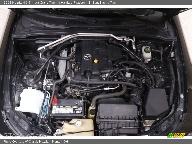 Brilliant Black / Tan 2008 Mazda MX-5 Miata Grand Touring Hardtop Roadster