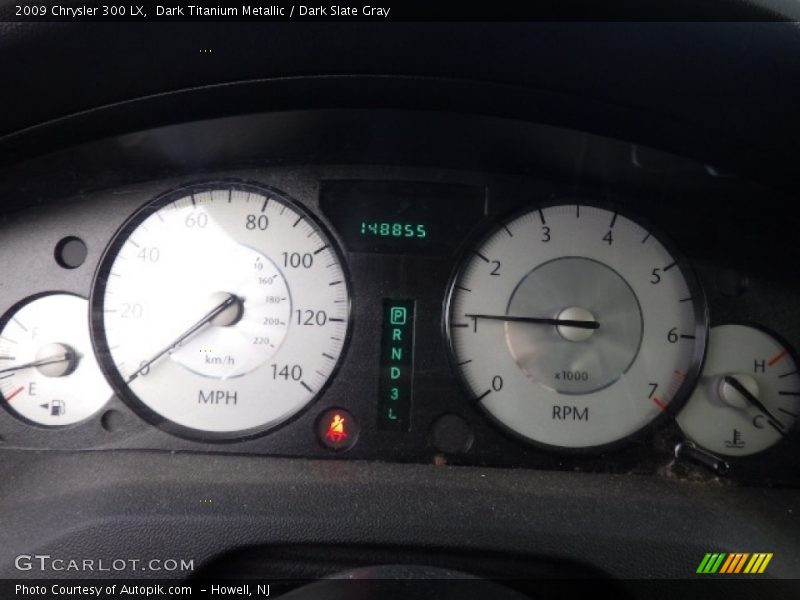 Dark Titanium Metallic / Dark Slate Gray 2009 Chrysler 300 LX