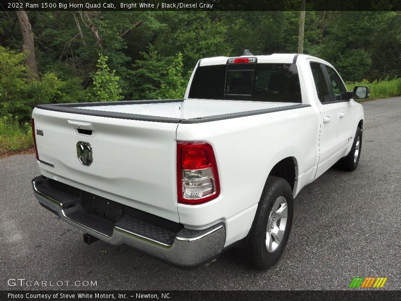 Bright White / Black/Diesel Gray 2022 Ram 1500 Big Horn Quad Cab